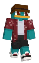 YouIsHere's Minecraft skin wearing the Yearn cape