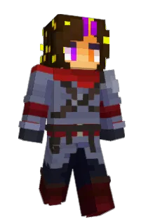 Front of Anderish's skin