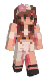 manhattan and albescent white Minecraft skin — Slim model — first worn by shelbyf1