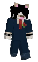 firefly and black Minecraft skin — Slim model