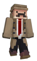 AgAte_BRUSH's Minecraft skin wearing the Hero cape