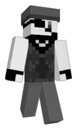 mercury and dove gray Minecraft skin — Classic model