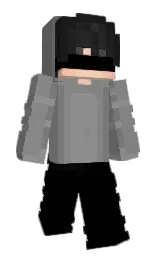 black and boulder Minecraft skin — Slim model