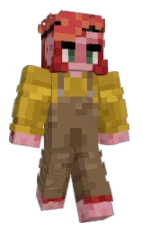 roman coffee and black Minecraft skin — Classic model — first worn by JoeGurt_