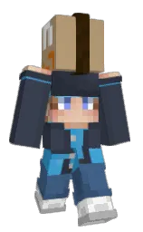 bright gray and mongoose Minecraft skin — Slim model — first worn by Nofxn