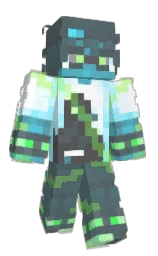 nevada and white Minecraft skin — Classic model — first worn by TheGumboy