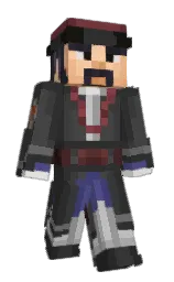 Caesar21's Minecraft skin wearing the Migrator cape