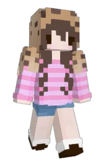 Front of PinkieSprinkie's skin