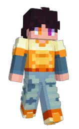 black and sandwisp Minecraft skin — Slim model — first worn by ImElz