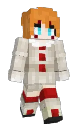 sisal and fire bush Minecraft skin — Slim model — first worn by AshleyGaming66