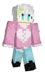 kobi and shocking Minecraft skin — Classic model — first worn by bluuishark