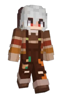 Front of Kikifrau's skin
