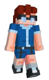 WDraw's Minecraft skin wearing the 15th Anniversary cape