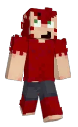 red berry and scarlett Minecraft skin — Classic model