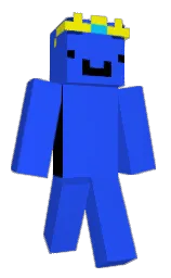 Minecraft-Skin in blue ribbon und catalina blue — Modell: Klassisch — zuerst getragen von Bananacwater
