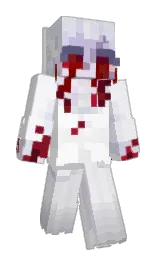 athens gray and white Minecraft skin — Slim model — first worn by chaithechuu