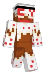 hint of red and hawaiian tan Minecraft skin — Classic model