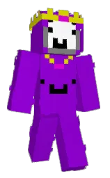 electric violet and corn Minecraft skin — Classic model