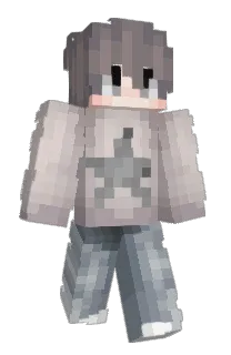 Front of Mustua's skin