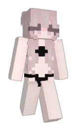 bridesmaid and clam shell Minecraft skin — Slim model — first worn by Phutang