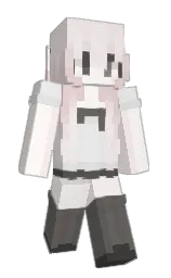 linen and soft peach Minecraft skin — Slim model — first worn by roxanas