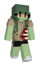 black and pine glade Minecraft skin — Slim model