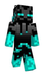 black and alabaster Minecraft skin — Classic model