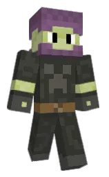 tuatara and fuscous gray Minecraft skin — Classic model