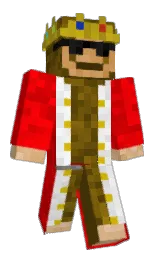PsychoSporty's Minecraft skin wearing the Menace cape