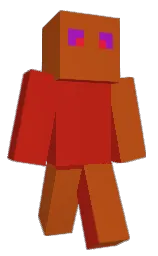 thunderbird and fiery orange Minecraft skin — Classic model