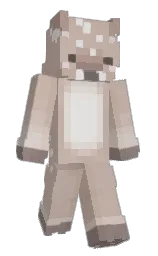 bison hide and squirrel Minecraft skin — Slim model — first worn by CookedMax