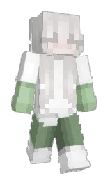 swiss coffee and white Minecraft skin — Slim model — first worn by Her_Guavaness