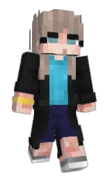 woodsmoke and shark Minecraft skin — Slim model — first worn by CristalSmile