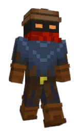 Pharize's Minecraft skin wearing the Pan cape