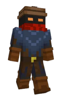 Front of Pharize's skin