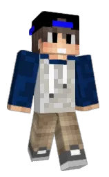 Skiba's Minecraft skin wearing the Migrator cape