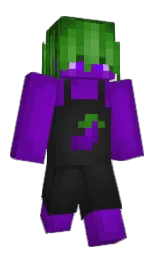 purple and mine shaft Minecraft skin — Classic model