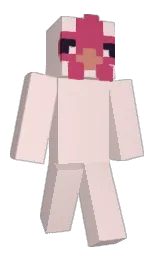 AynPain's Minecraft skin wearing the Cherry Blossom cape