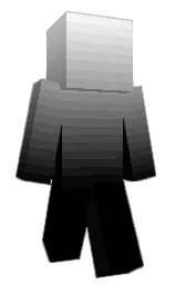 black and cod gray Minecraft skin — Slim model — first worn by Jakechamp15
