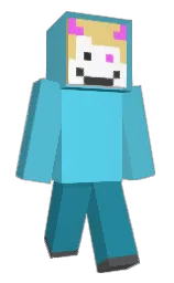 cyan0phobia's Minecraft skin wearing the Pan cape