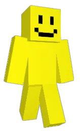 yellow and black Minecraft skin — Slim model — first worn by monocuriosoo