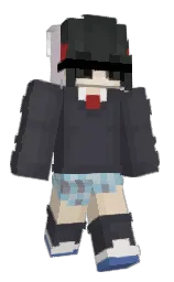 ship gray and tutu Minecraft skin — Slim model — first worn by LilKon115