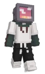 Genocado's Minecraft skin wearing the Migrator cape