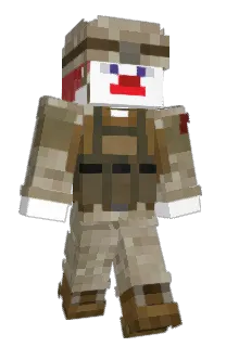 Front of Doofing's skin