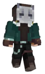 Chuslat's Minecraft skin wearing the Mojang Office cape