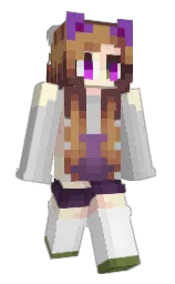 KisseKatta's Minecraft skin wearing the Migrator cape