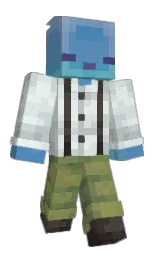 silver sand and tiara Minecraft skin — Slim model — first worn by Vlaking