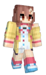 umy4422's Minecraft skin wearing the Aurora cape