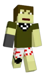 zombie and bronze olive Minecraft skin — Classic model