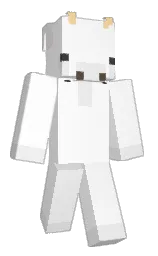 AngryHotPocket's Minecraft skin wearing the Menace cape
